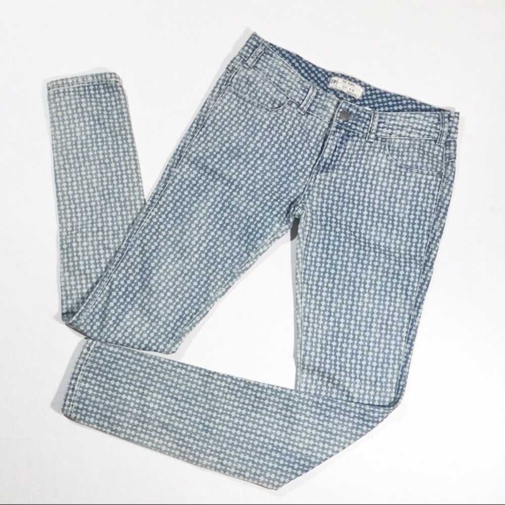 FREE PEOPLE Millennium Diamond Skinny Jeans